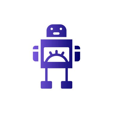 robot ikon vektör illüstrasyonu