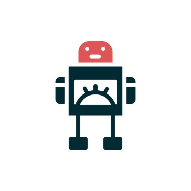 robot ikon vektör illüstrasyonu