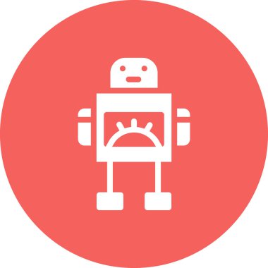 robot ikon vektör illüstrasyonu