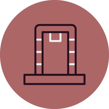 Tarayıcı ağ simgesi, illüstrasyon 