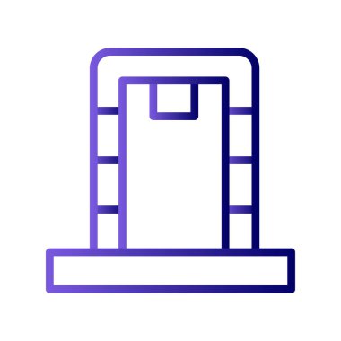 Tarayıcı ağ simgesi, illüstrasyon 