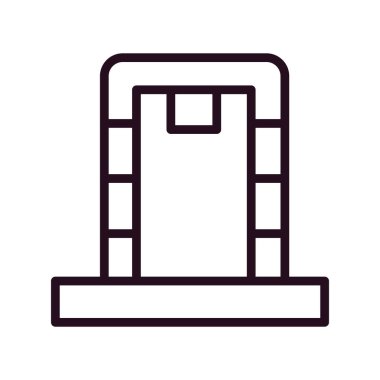 Tarayıcı ağ simgesi, illüstrasyon 