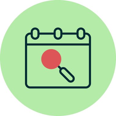 arama web simgesi illüstrasyonu