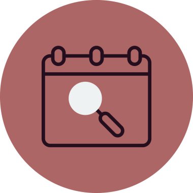 arama web simgesi illüstrasyonu