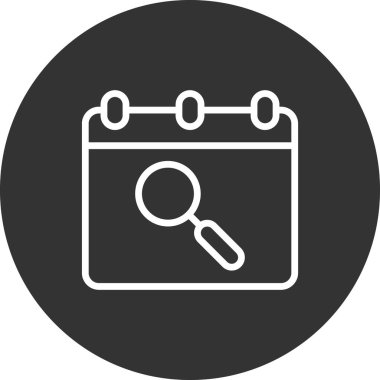 arama web simgesi illüstrasyonu