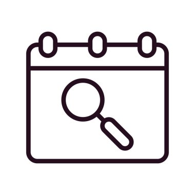 arama web simgesi illüstrasyonu