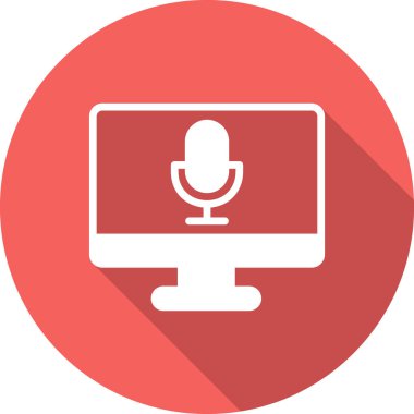  Ses kaydedici vektör illüstrasyonu