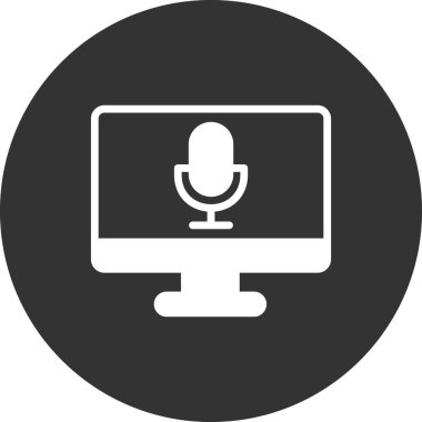  Ses kaydedici vektör illüstrasyonu