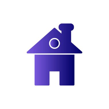 ev basit simgesi, vektör çizim