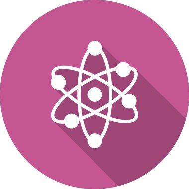 atom ağ ikonu vektör illüstrasyonu  