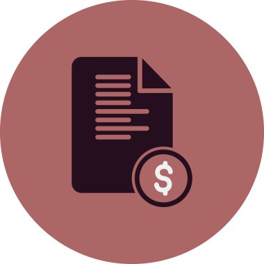 Bill simgesi vektörü web ve mobil uygulama tasarımınız için beyaz arkaplanda izole edildi, pano logosu kavramı