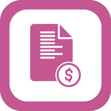 Bill simgesi vektörü web ve mobil uygulama tasarımınız için beyaz arkaplanda izole edildi, pano logosu kavramı