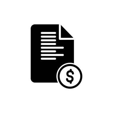 Bill simgesi vektörü web ve mobil uygulama tasarımınız için beyaz arkaplanda izole edildi, pano logosu kavramı