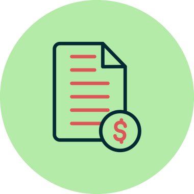 Bill simgesi vektörü web ve mobil uygulama tasarımınız için beyaz arkaplanda izole edildi, pano logosu kavramı