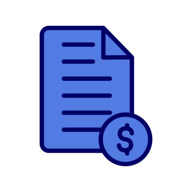 Bill simgesi vektörü web ve mobil uygulama tasarımınız için beyaz arkaplanda izole edildi, pano logosu kavramı