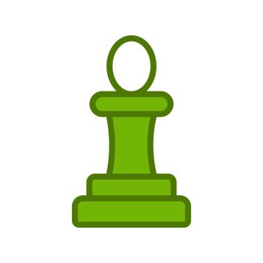 Satranç web simgesi vektör illüstrasyonu