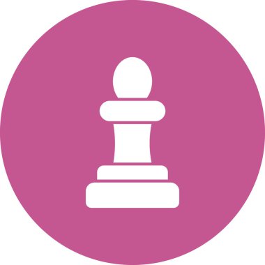 Satranç web simgesi vektör illüstrasyonu