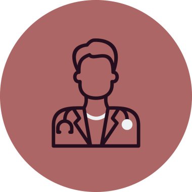 Doktor simge vektör çizim