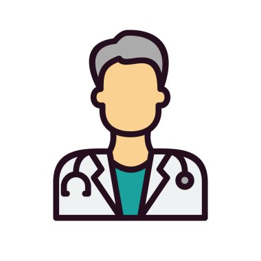 Doktor simge vektör çizim