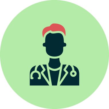 Doktor simge vektör çizim