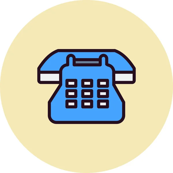 Telephone Icon Vector Illustration Design — Image vectorielle