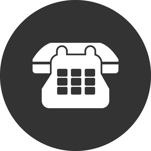 Telephone Icon Vector Illustration Design — Vetor de Stock