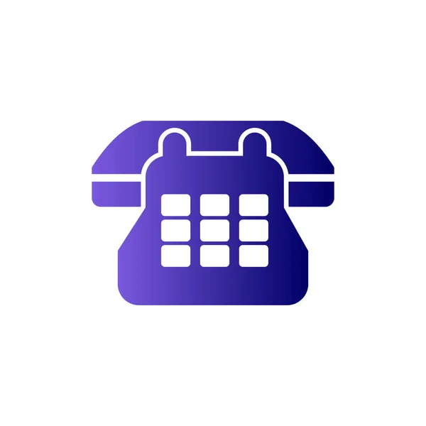 Telephone Icon Vector Illustration Design — Archivo Imágenes Vectoriales