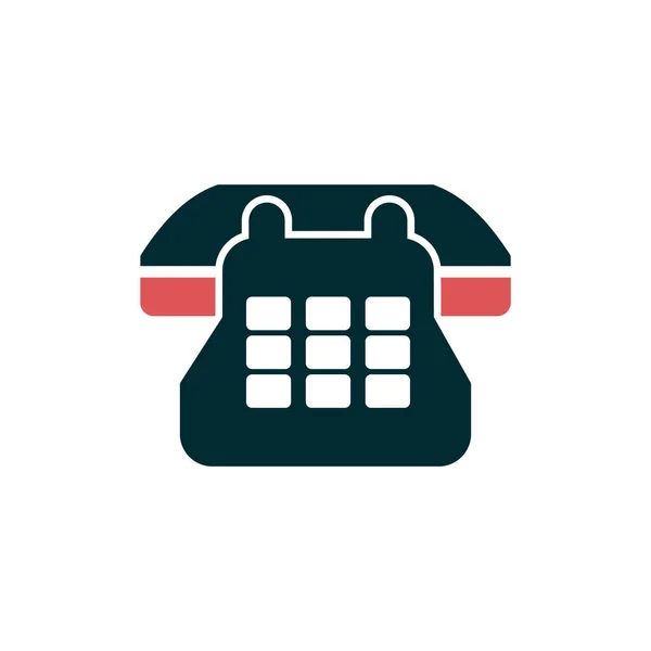 Telefon Symbol Vektor Illustration Design — Stockvektor