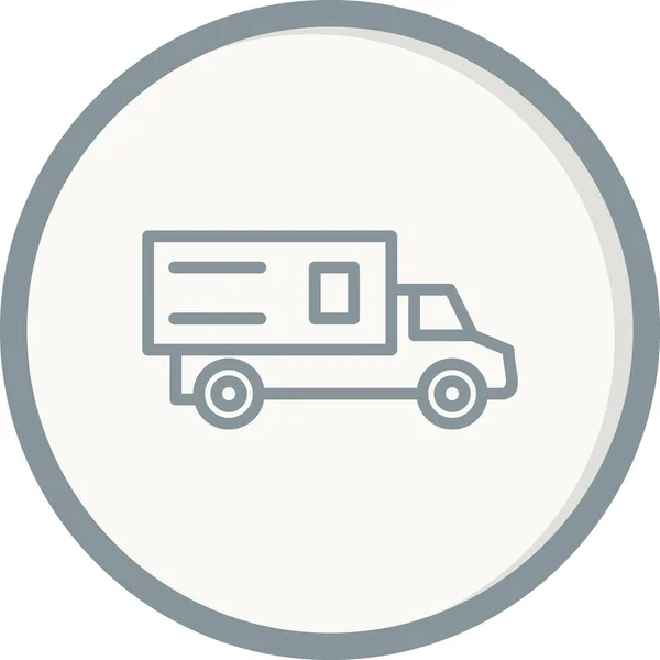Caminhão Ícone Moderno Vetor Ilustração —  Vetores de Stock