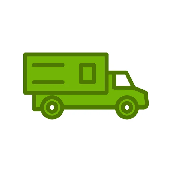 Truck Modern Icon Vector Illustration — Stock Vector