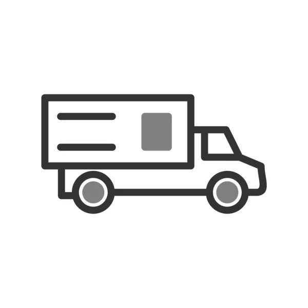 Truck Modern Icon Vector Illustration — Stok Vektör