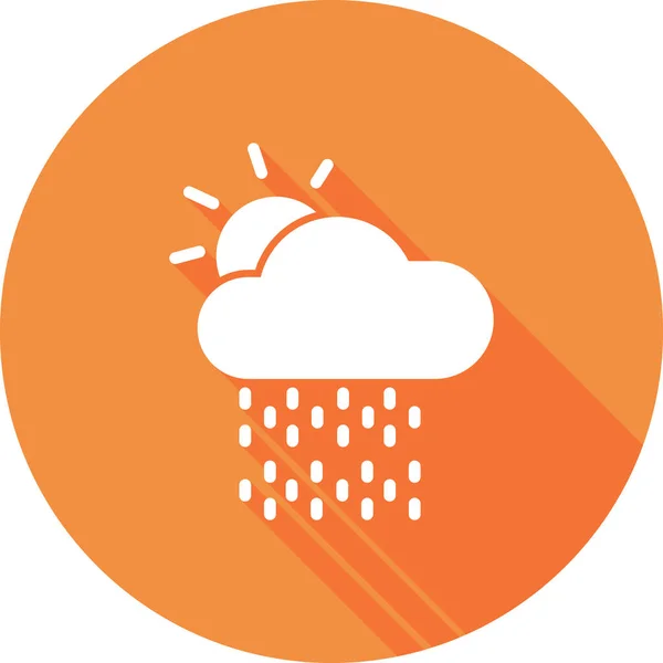 Simple Web Interface Weather App Icon Vector Illustration — Image vectorielle