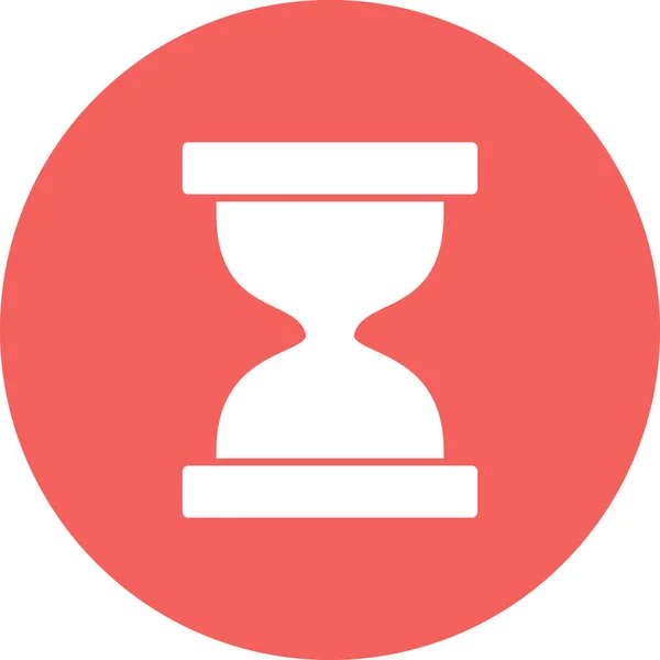 Reloj Arena Icono Web Diseño Simple — Archivo Imágenes Vectoriales