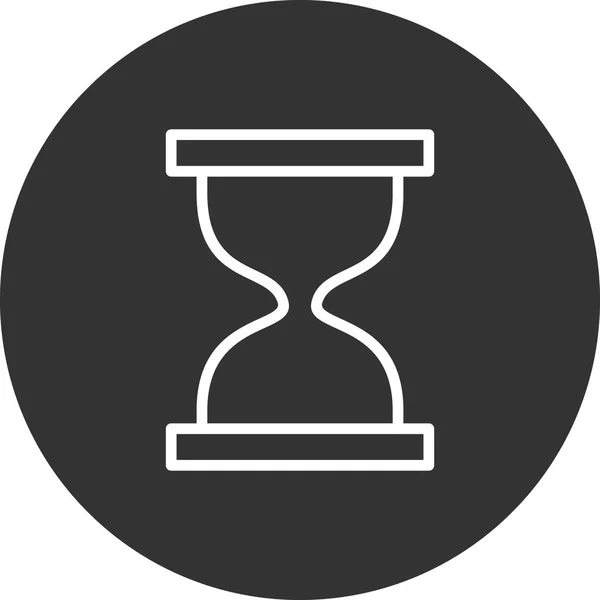 Reloj Arena Icono Web Diseño Simple — Archivo Imágenes Vectoriales