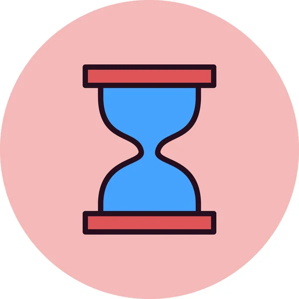 Hourglass Web Icon Simple Design — Stock Vector