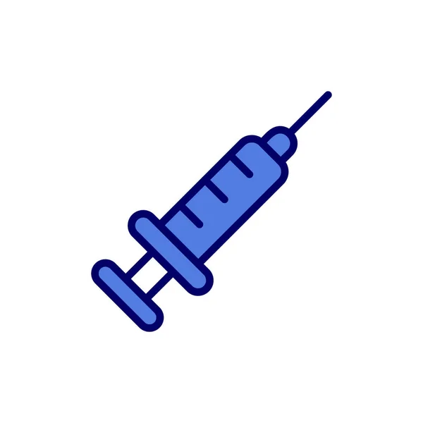 Injectie Eenvoudige Grafische Pictogram Illustratie — Stockvector