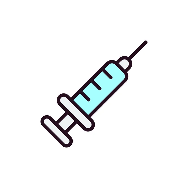 Injection Simple Graphic Icon Illustration — Stock Vector