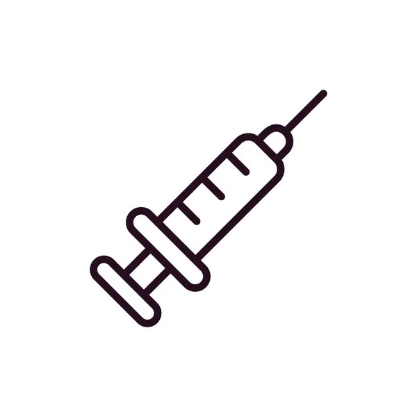 Injectie Eenvoudige Grafische Pictogram Illustratie — Stockvector