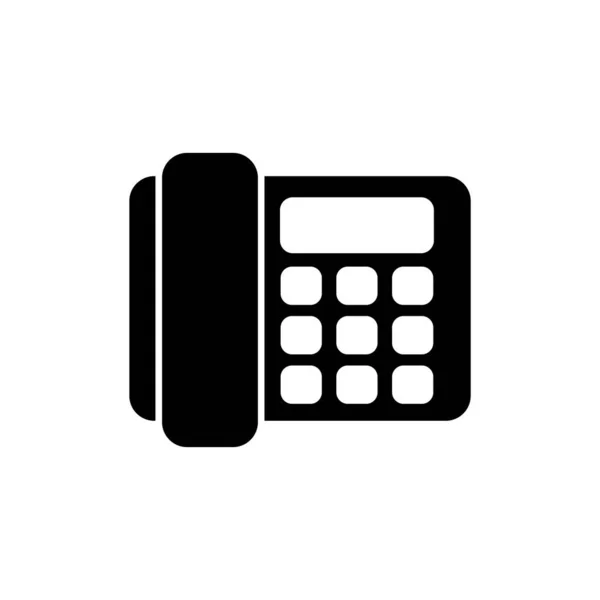 Стаціонарний Телефон Веб Іконка Простий Дизайн — стоковий вектор