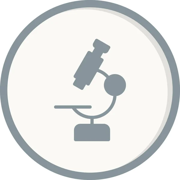 ユニークな顕微鏡ベクトルグリフアイコン — ストックベクタ