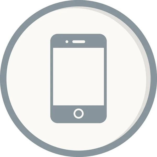 Mobile Phone Icon Flat Vector Illustration Design — Stockový vektor