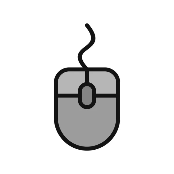 Maus Web Symbol Einfache Illustration — Stockvektor