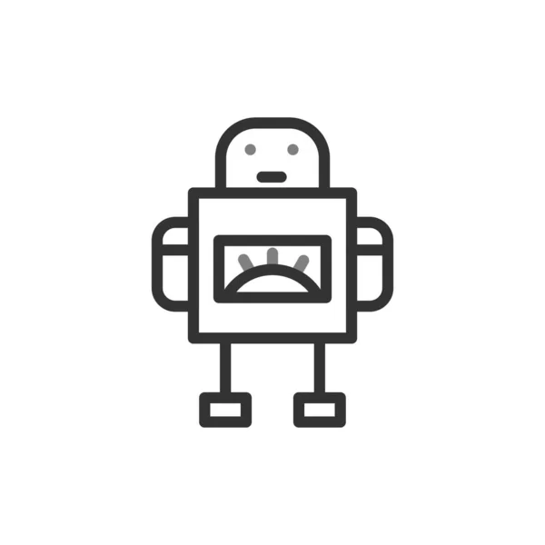 Roboter Symbol Vektor Illustration — Stockvektor