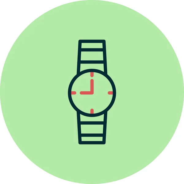 손목시계 아이콘 디자인 — 스톡 벡터