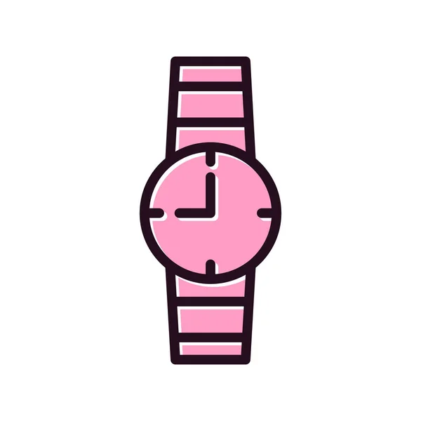 Armbanduhr Web Ikone Einfaches Design — Stockvektor