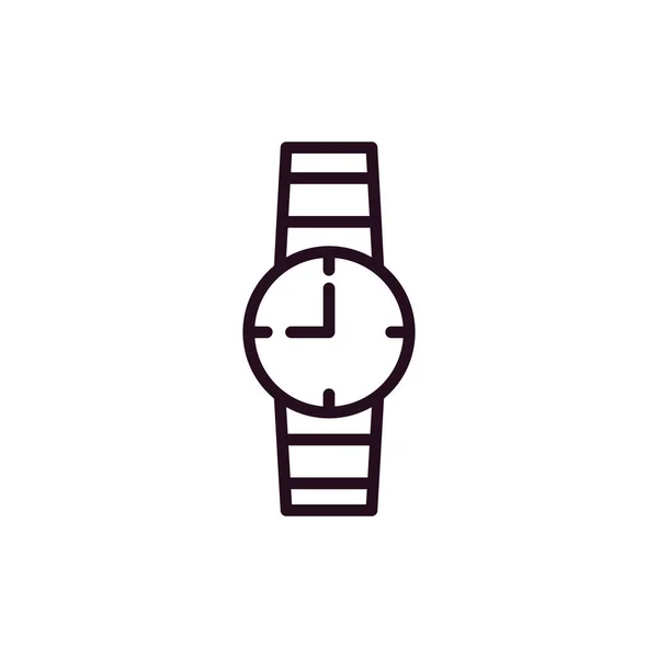 Zegarek Rękę Ikona Web Prosta Konstrukcja — Wektor stockowy