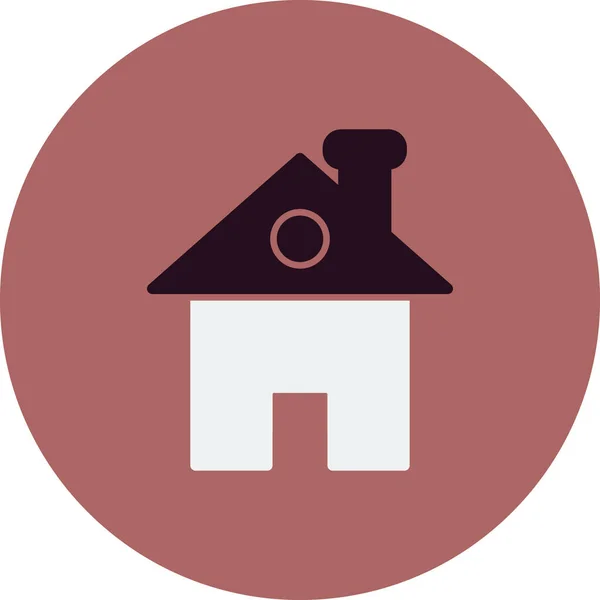 House Simple Icon Vector Illustration — Stock Vector