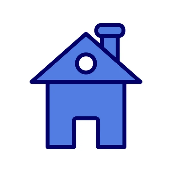 Haus Einfaches Symbol Vektorillustration — Stockvektor