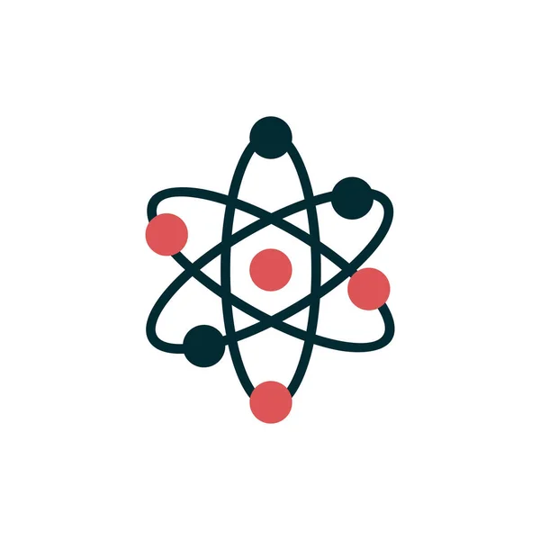 Atom Web Icon Vektor Illustration — Stockvektor