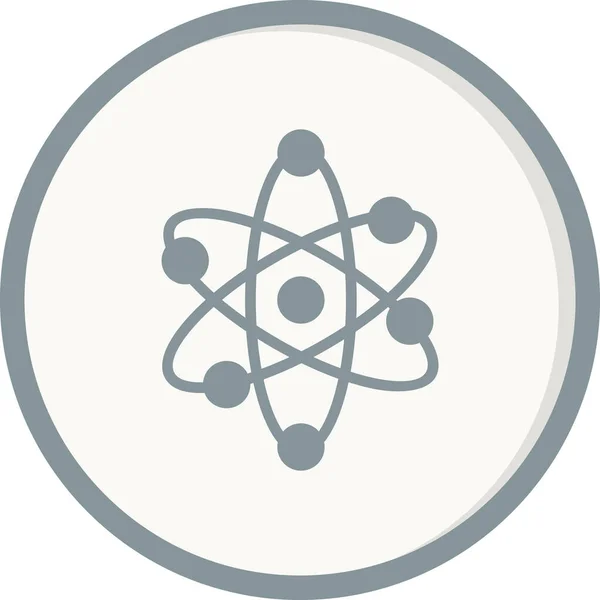 Atom Web Icon Vektor Illustration — Stockvektor